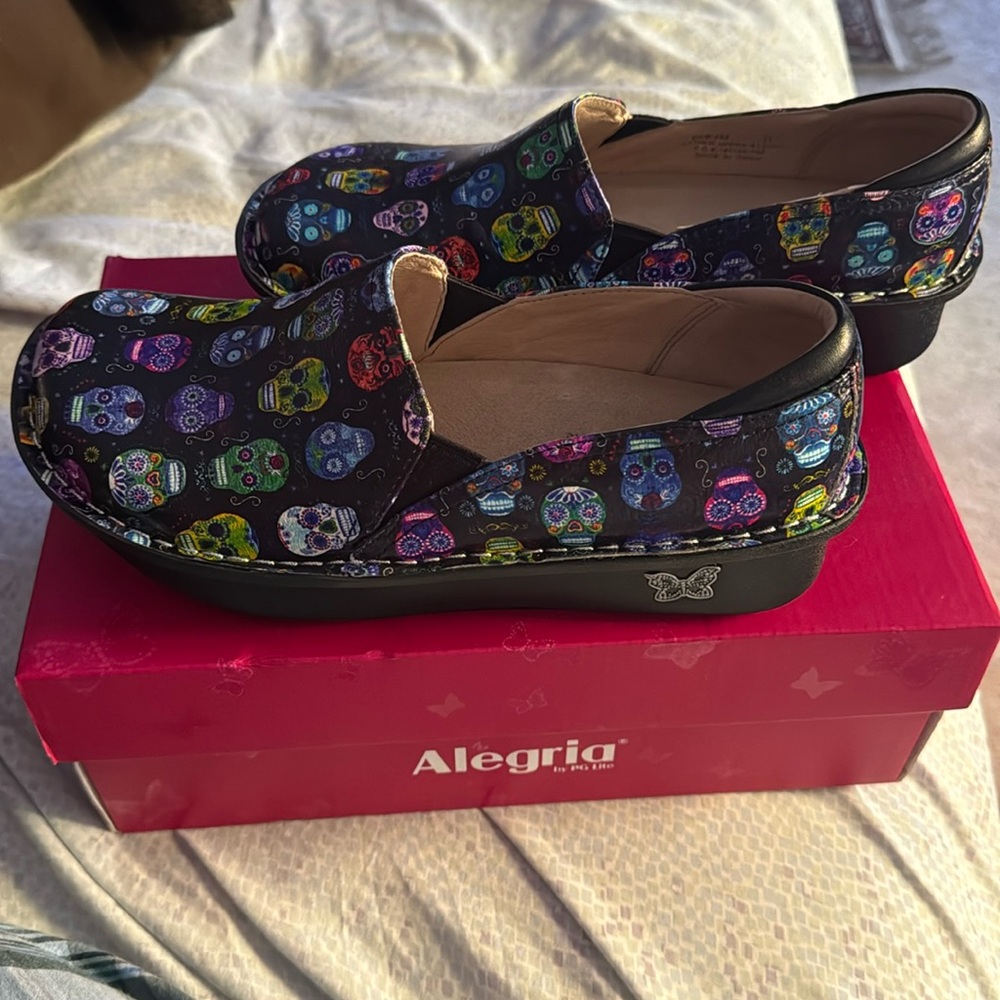 Brand New Alegria Sugar Skull shoes